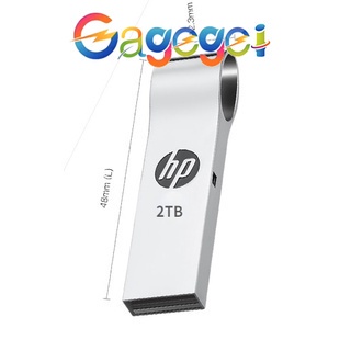Hp USB 3.0 Flash Drive Pendrive 2TB Kecepatan Tinggi Bahan Metal Anti Air Dengan Konverter OTG