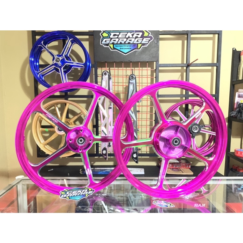 VELG ENKEI 505 RING 17 UNGU ANODIZE PNP FIZR JUPITER Z Z1 MXOLD RXKING VEGA R VEGA OLD