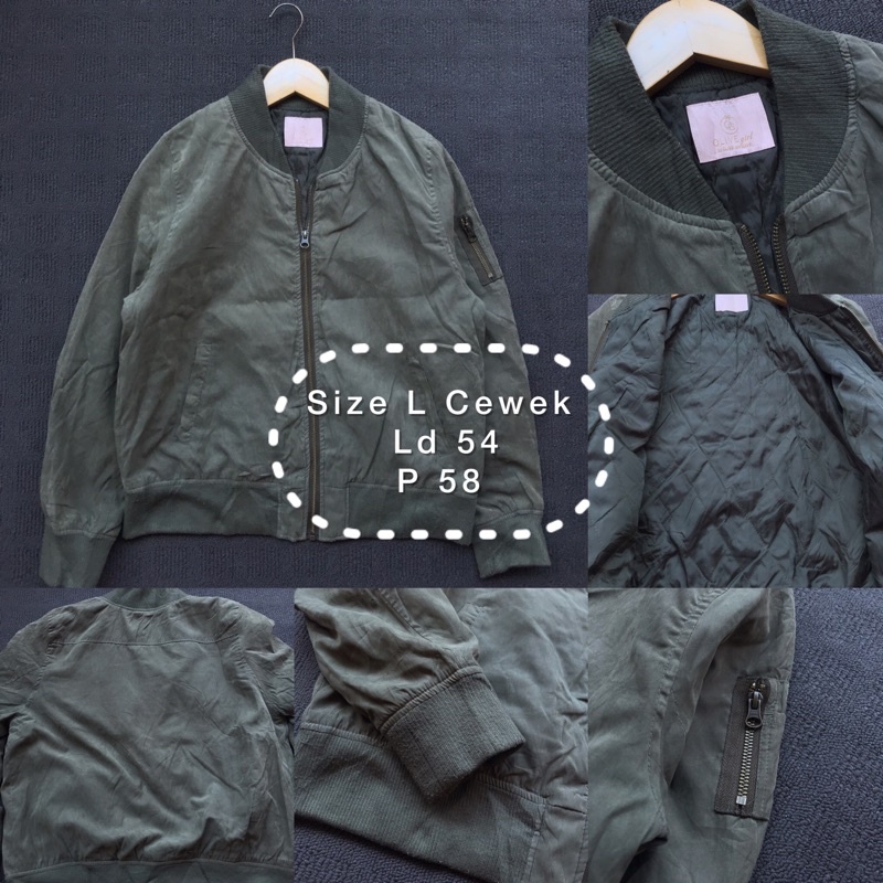 Jaket Thrift Vintage WHICHONE Sudah Cuci Langsung pakai 90s thriftshop bandung thrifting parasut tebal katun thrift shop outer luaran ootd hoodie sweater Harrington-WOS918