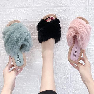 ZARRA sandal bulu halus silang Shopee Indonesia ZARRA sandal bulu halus silang Shopee Indonesia