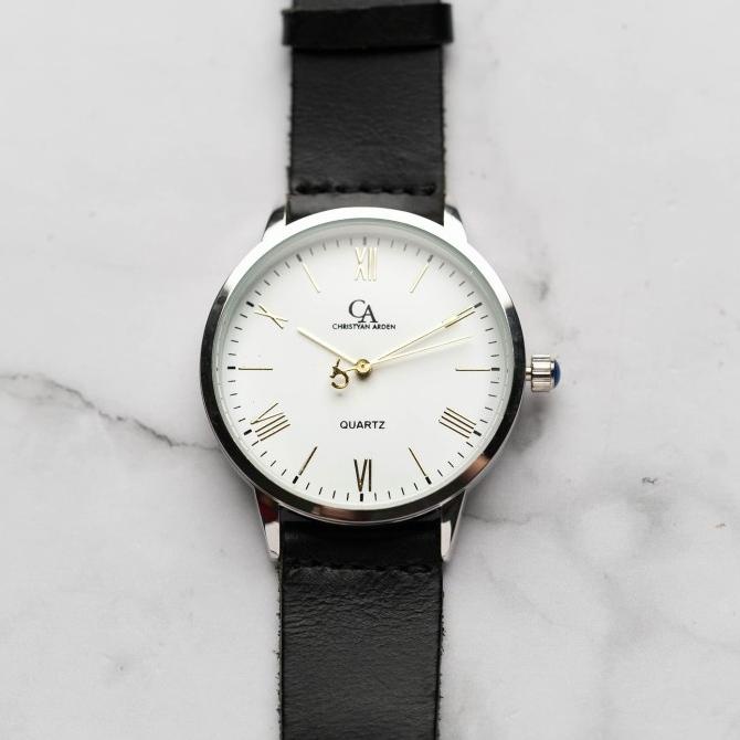 RECOMENDED CHRISTYAN ARDEN CLEO CA3206 - WHITE DIAL - BLACK STRAP (PRIA)