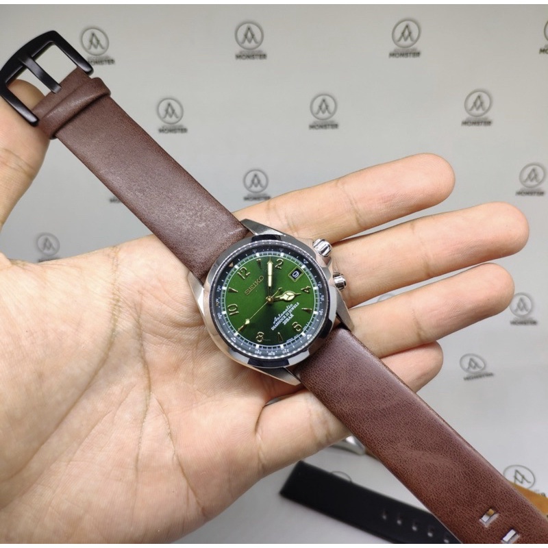 Tali Strap Jam Tangan Pria Kulit Asli Leather Strap Quick Release 20mm 22mm L5BK COD