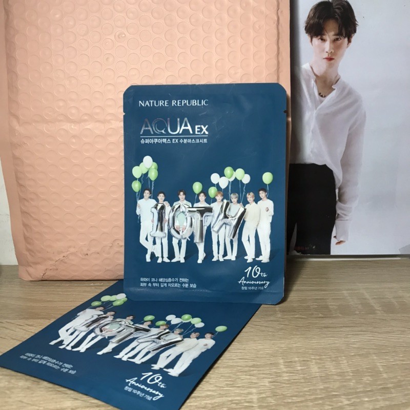EXO NATURE REPUBLIC FACE SHEET MASK