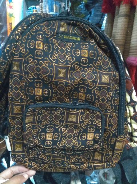 TERMURAH! BEST SELLER! TAS RANSEL BATIK BACKPACK ANAK WANITA PRIA 34x29 cm SOUVENIR KERAJINAN JOGJA