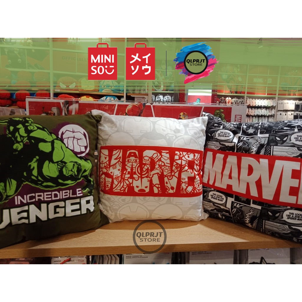 Bantal Marvel Bantal Sofa Lembut By Miniso Japan
