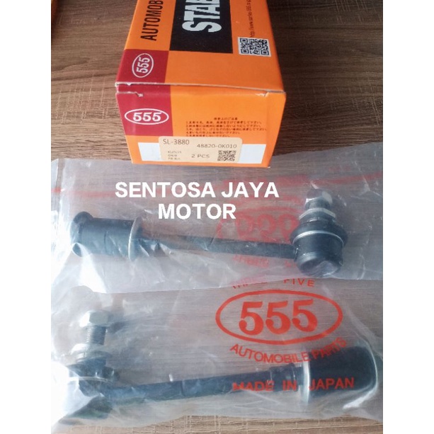 LINK STABIL STABILIZER LINK TIE ROD STABIL INOVA INNOVA 555 JAPAN HARGA 1 SET