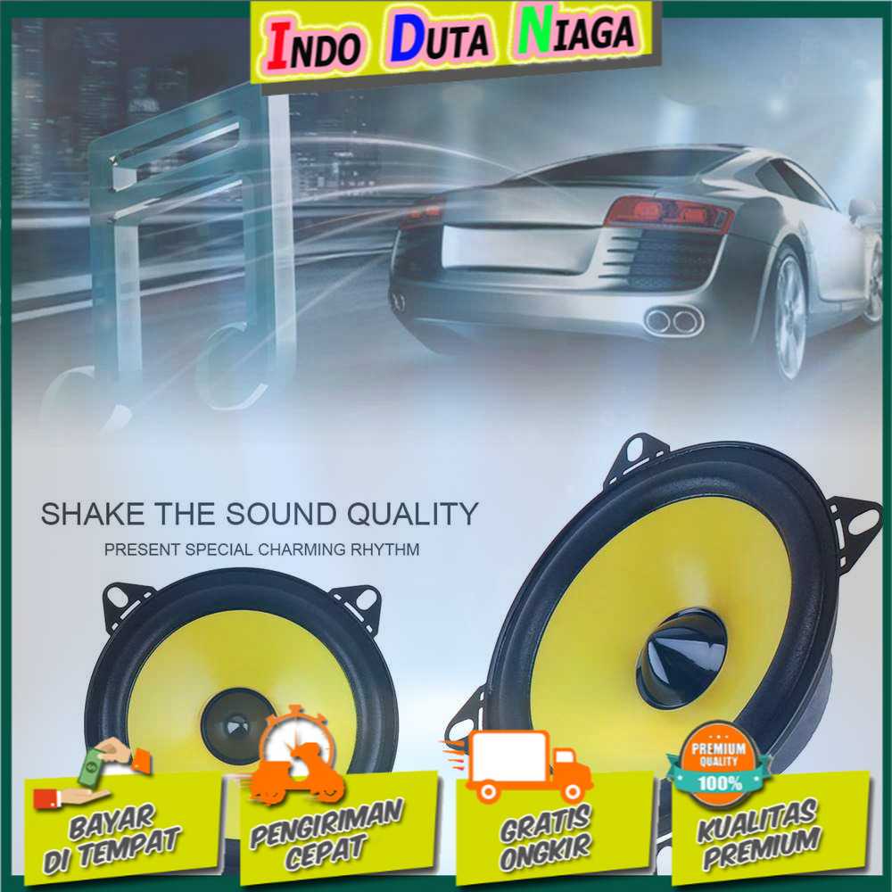 IDN TECH - LaBo Speaker Subwoofer Mobil Stereo HiFi 4 Inch 60W 2 PCS - LB-PS1401D