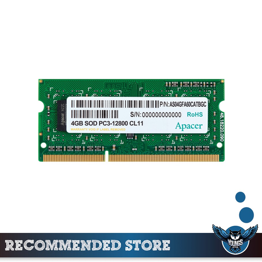 RAM LAPTOP APACER DDR3L 4GB 1600 SODIMM