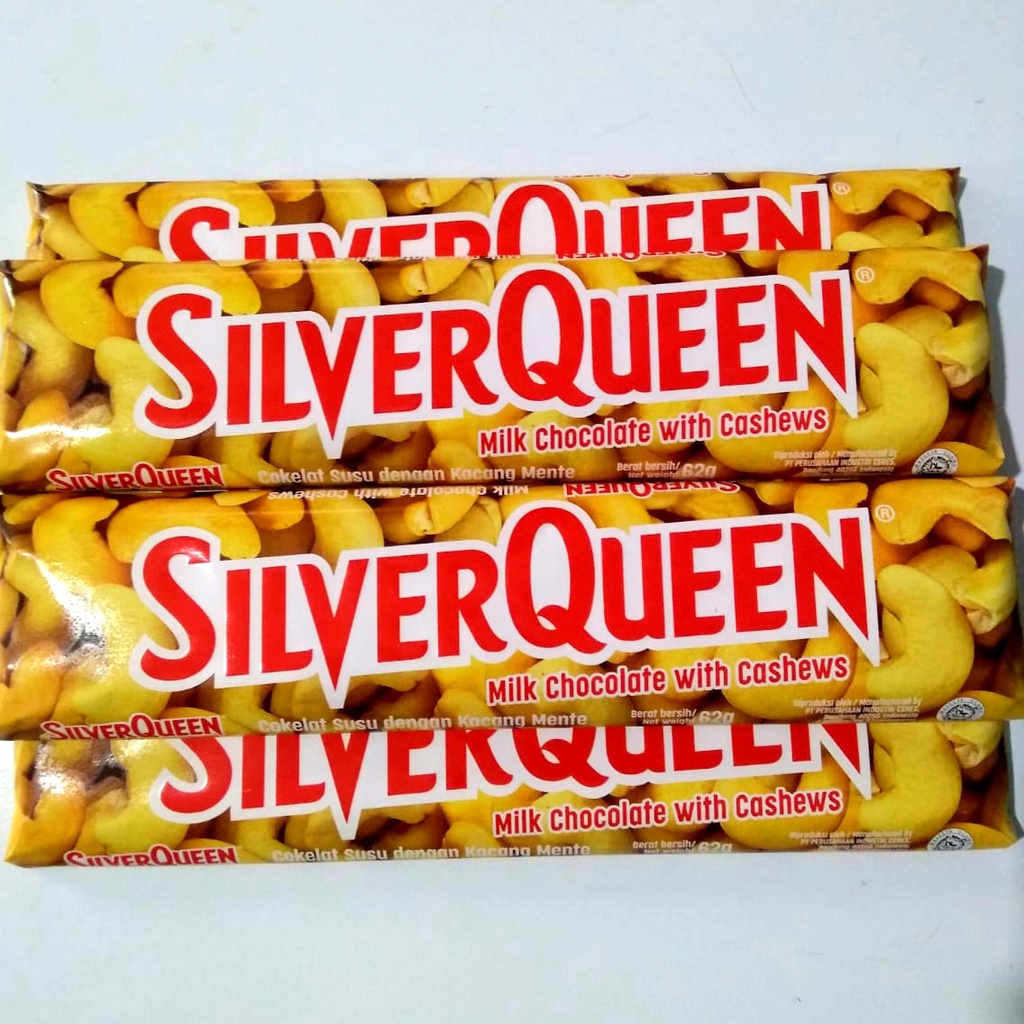 

Silverqueen Coklat Cashew 62gr