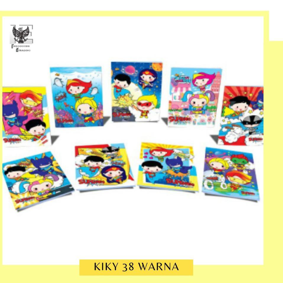 

EV9 Buku Tulis Warna KIKY 38 Karakter (isi 10pcs Buku Tulis) [GROSIR/ECER MURAH] ✡➥ (Best Seller)