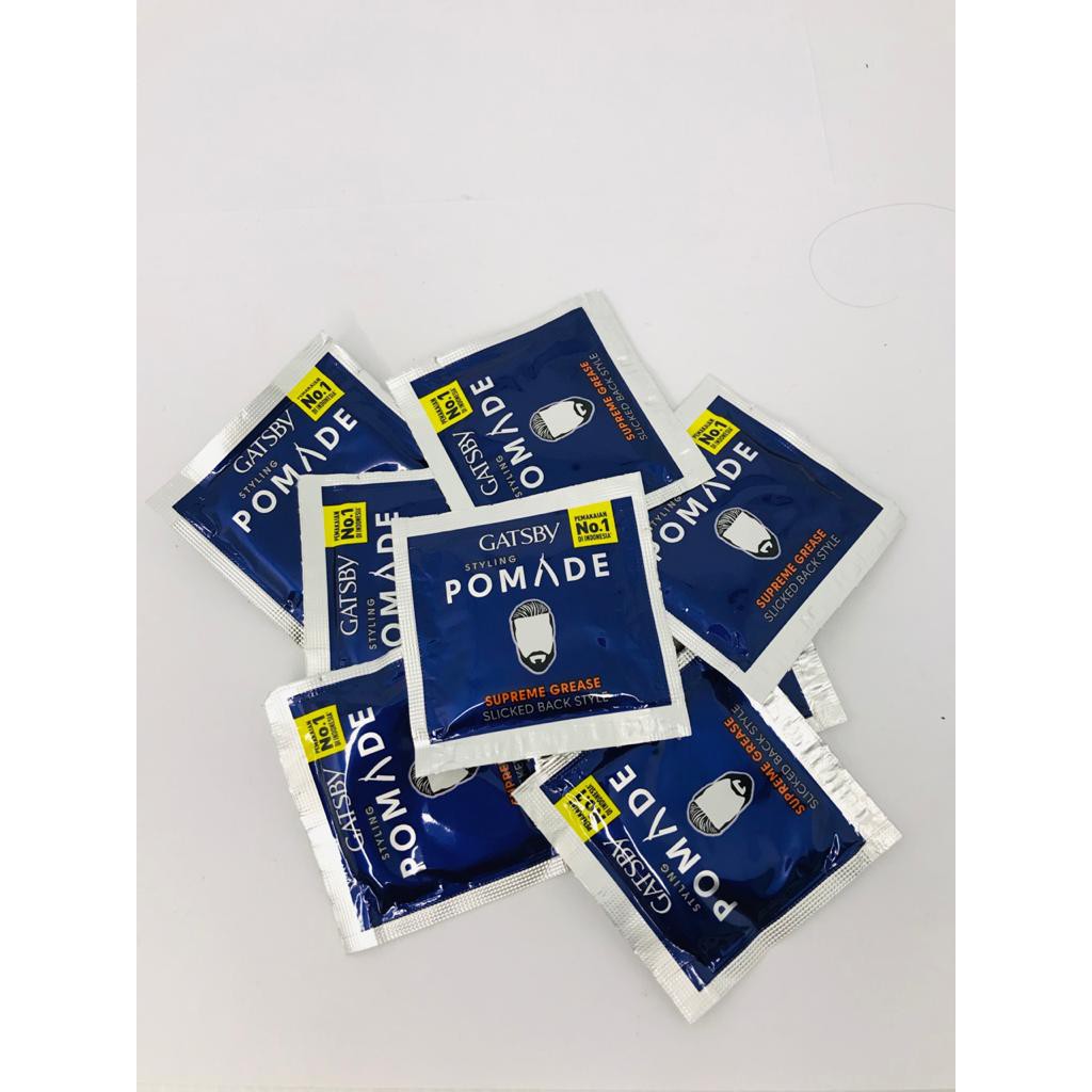 ✿ MADAME ✿ GATSBY WATER GLOSS GEL HOLDING LEVEL MINYAK RAMBUT HAIR GEL SACHET