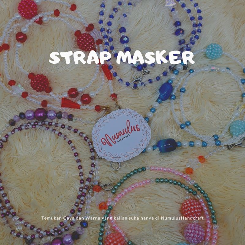Strap Masker Kalung Masker - Tali Masker Kalung – Tali Masker – Gantungan Masker