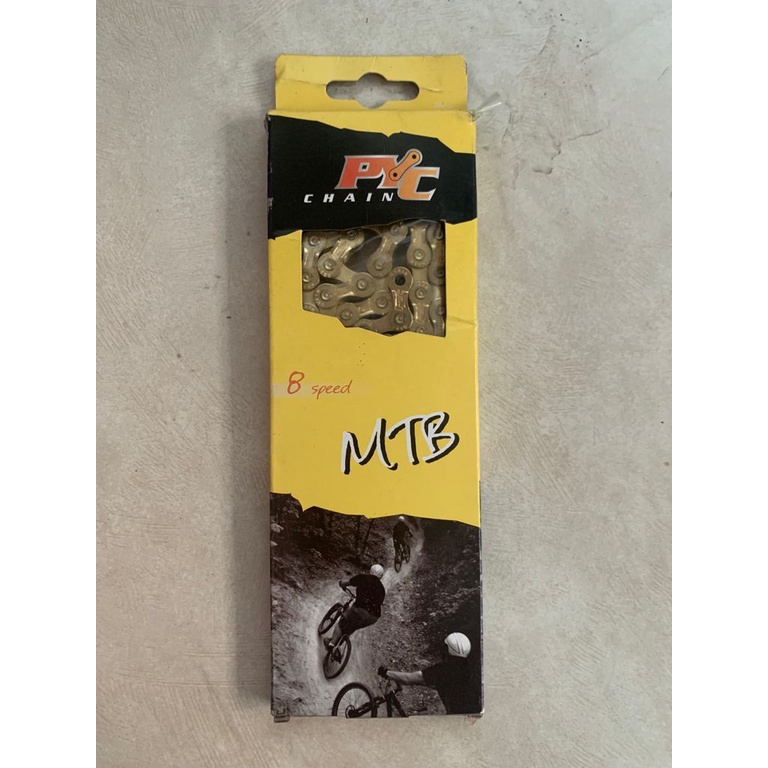 TERMURAH!!! Rantai Sepeda MTB / PYC CHAIN 8 Speed / Realpict