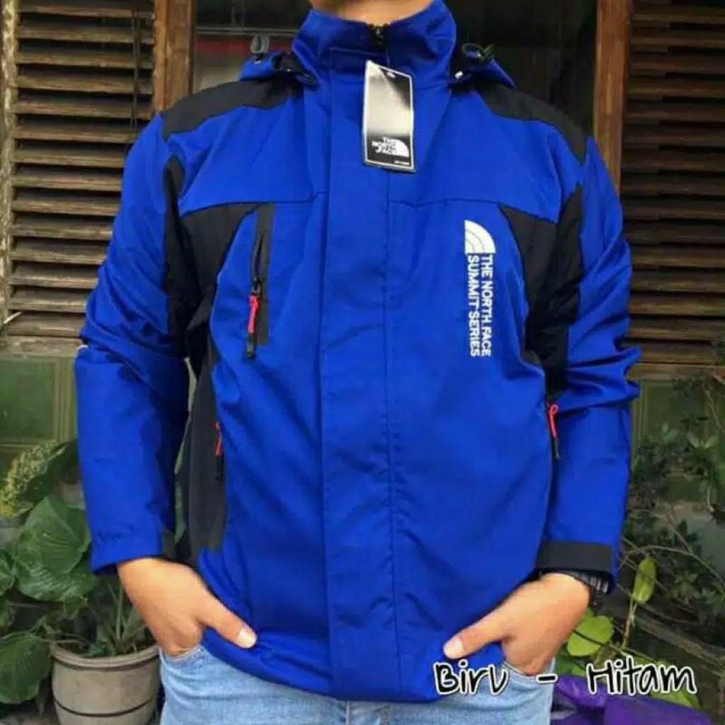 jaket Outdoor TNF Pria Bahan Parasut Anti air