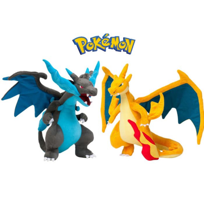 Boneka Mega Charizard X Figure Mega Charizard Boneka Pokemon Boneka