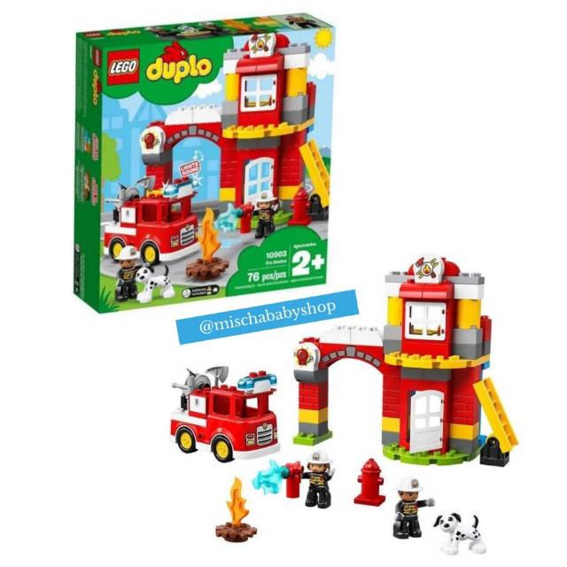 duplo fire truck set