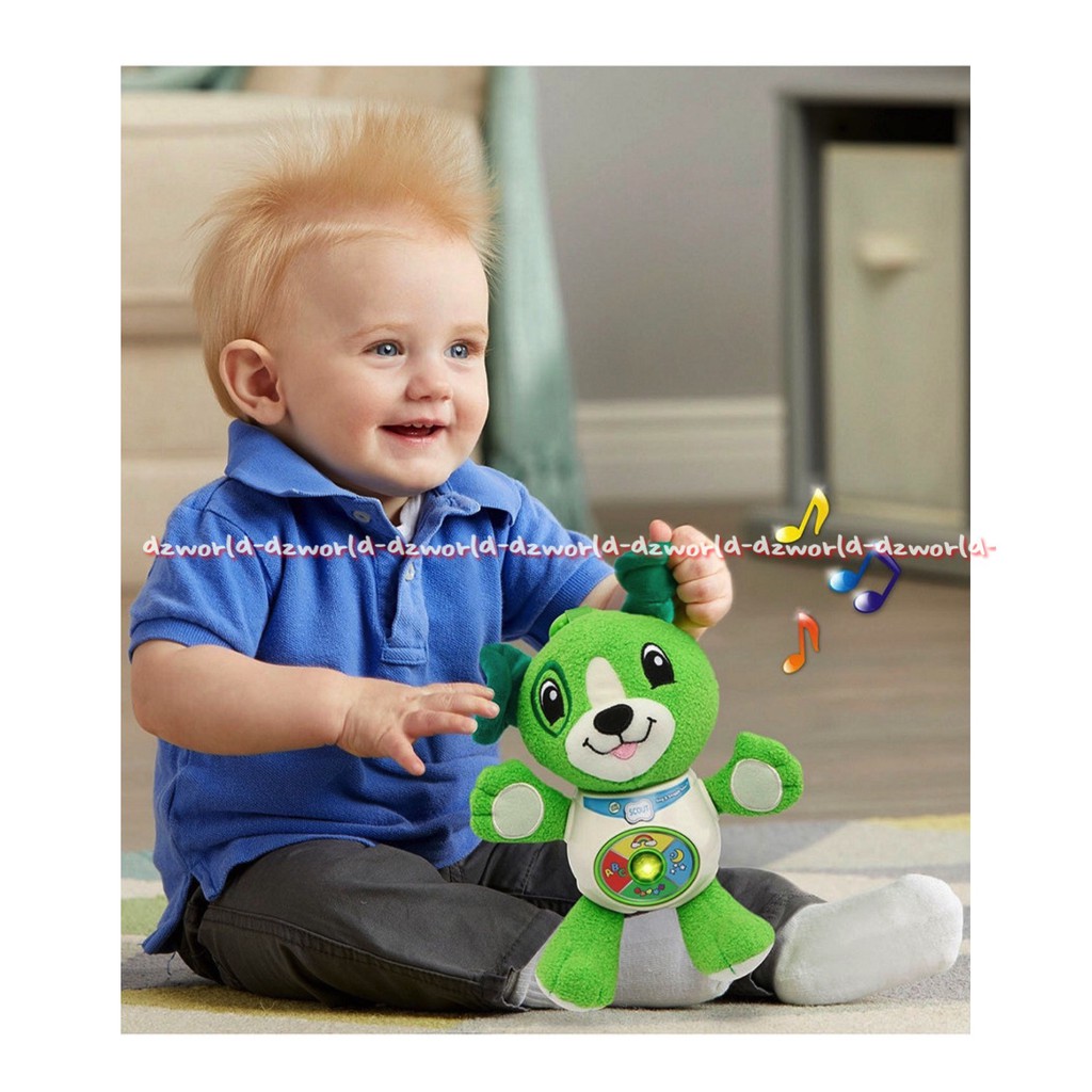 Leapfrog Sing &amp; Snugge Scout Green Mainan Boneka Bisa Bernyanyi Warna Hijau Leap frog Sing Snuggle