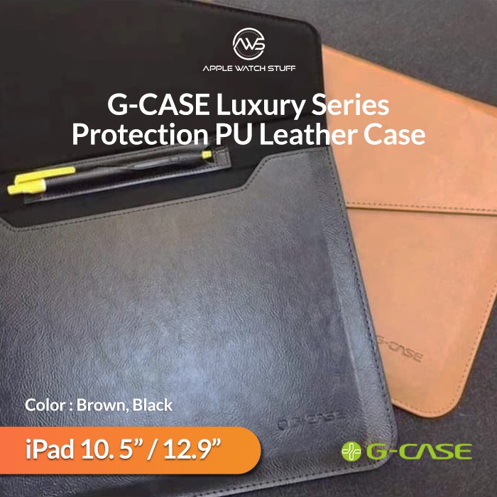 G-CASE Luxury Series Protection PU Leather Case for iPad