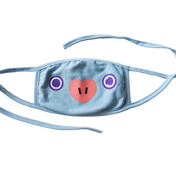 BT21 MANG MASKER MULUT DAN HIDUNG KPOP BANGTAN BOYS BTS MASKER KAIN