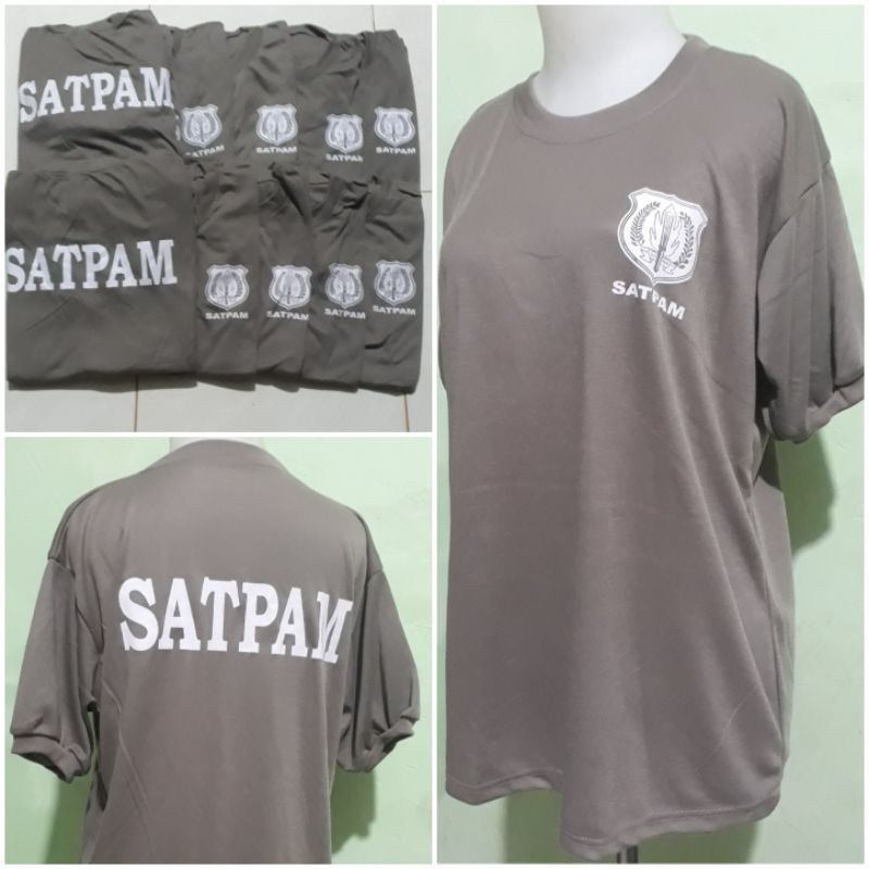 KAOS DALAM SECURITY//KAOS SATPAM//TERBARU//WARNA COKLAT.UKRN.M.L.XL.XXL.XXXL.XXXXL.XXXXXL