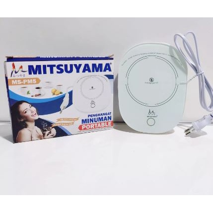 Penghangat Minuman Portable/pemanas minuman MS-PM5 MITSUYAMA drink warmer gelas CANGKIR air teh kopi susu elektrik tatakan portable penghangat susu bayi IMPORT MURAH