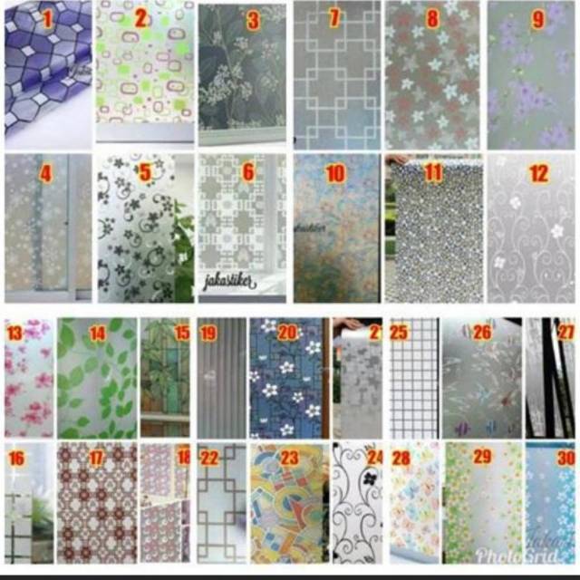 Stiker Kaca / Sticker Kaca murah / Stiker kaca jendela