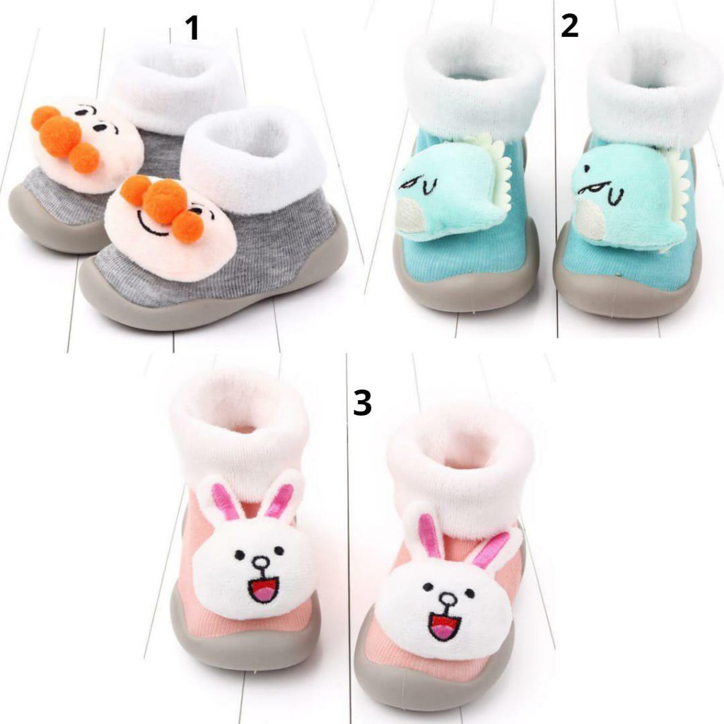 LID3019 -Walker Toddler Socks Shoes (Sepatu Kaos Kaki Balita)