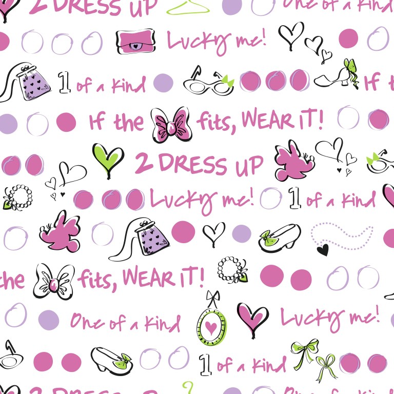 Disney Wallpaper Dress Up - DS7707 (A)