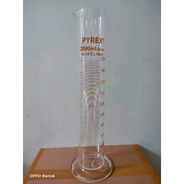 Gelas Ukur 2000ml Pyrex , Gelas Ukur 2 Liter Pyrex