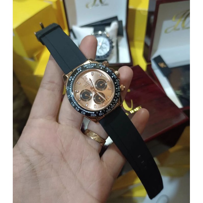 Free Box Kayu JHW 17 Jims Honey Jam Tangan Pria Strap Import