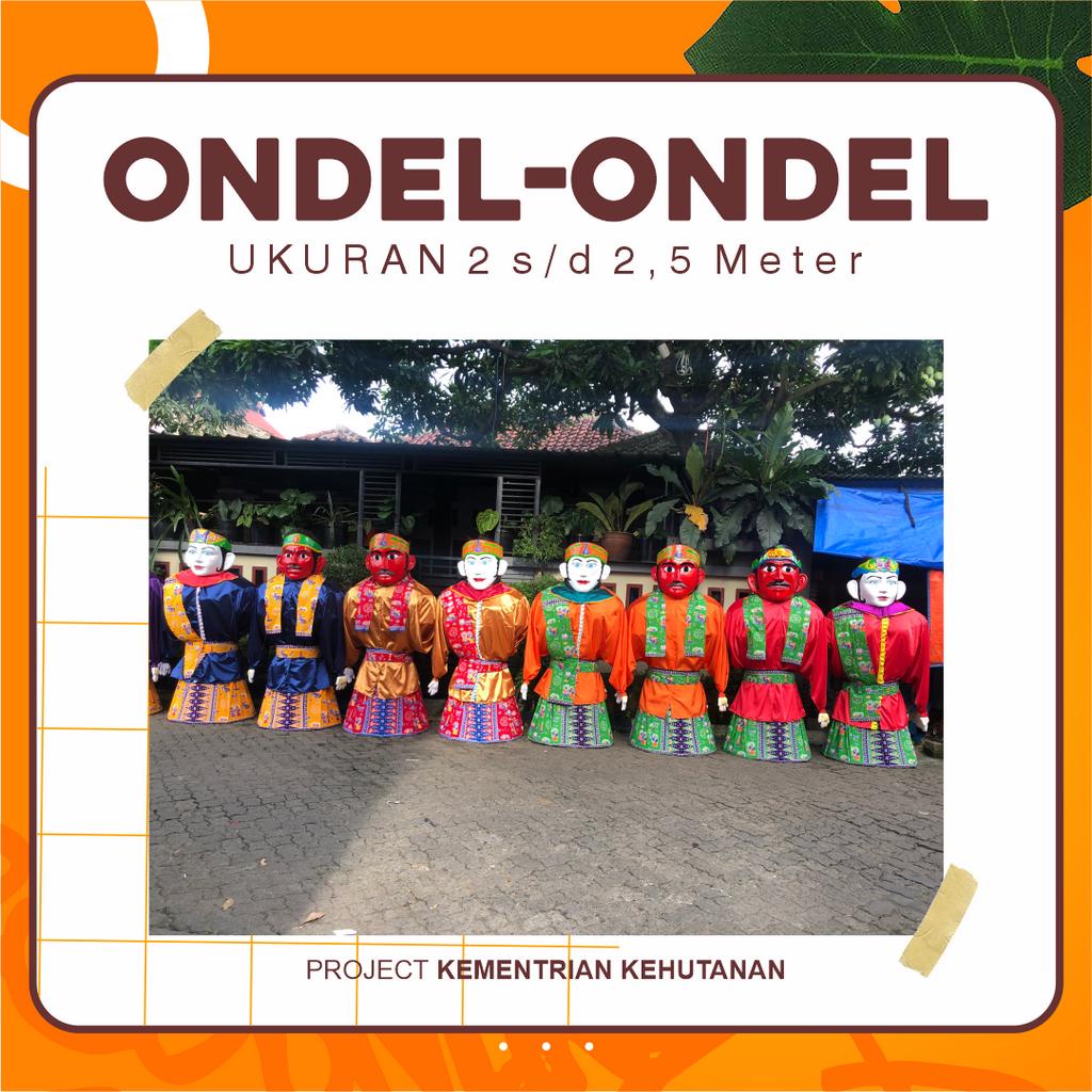 Pakaian / Baju Ganti Untuk Ondel-ondel 2,5 Meter