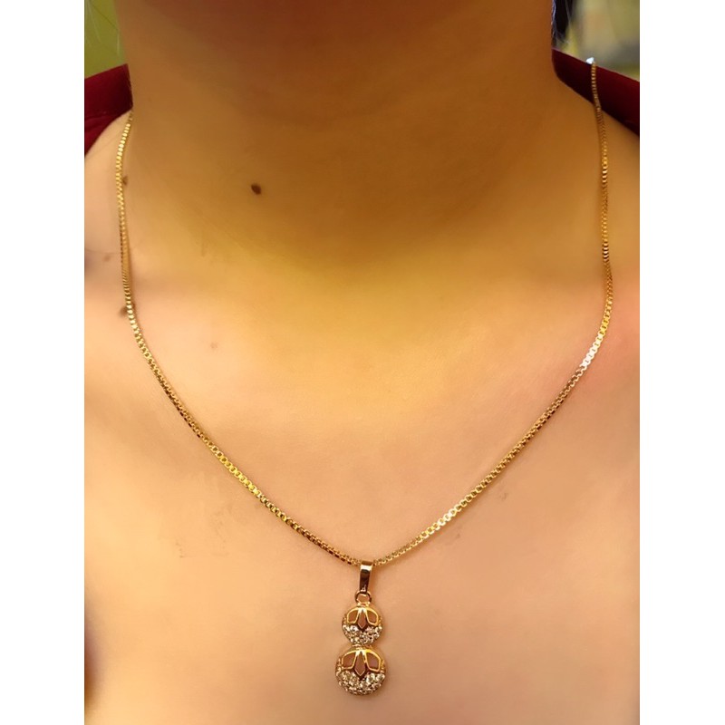 Kalung liontin mata deret xuping