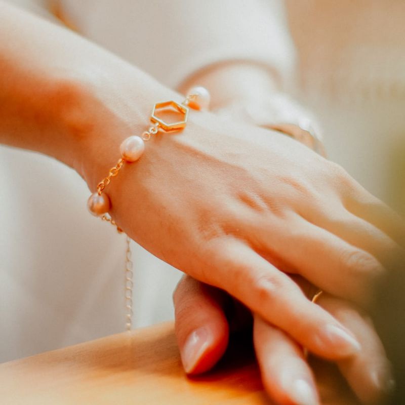 Cadwyn Pearl Bracelet - Fresh Water Pearl From Lombok