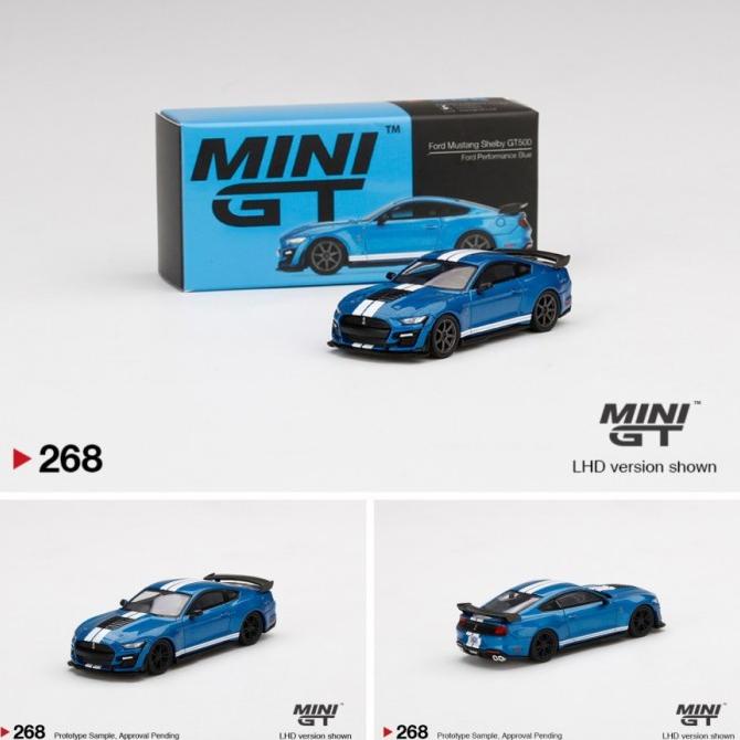 1/64 MiniGT 268 Ford Mustang Shelby GT500 Ford Performance Blue MGT