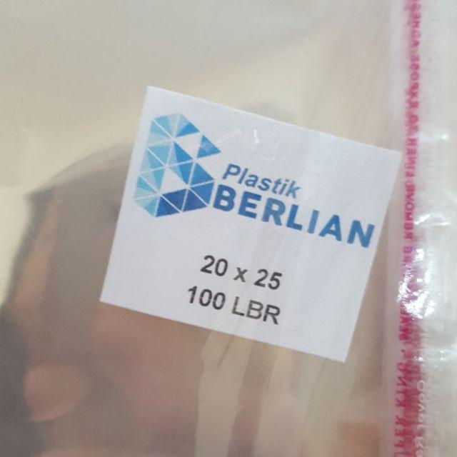 Plastik Opp 20 X 25 Cm 20 Mic Plastik Jilbab - Plastik Kain - Plastik Baju Anak