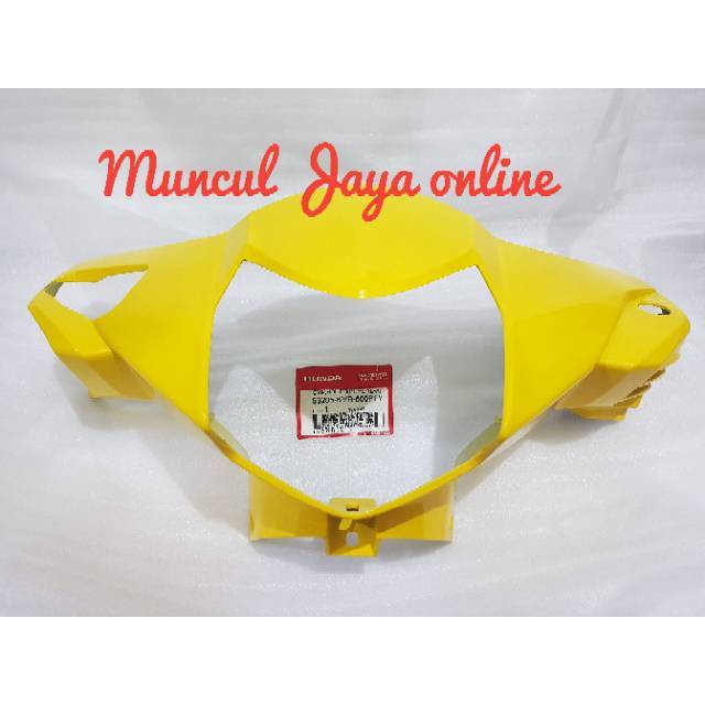 Cover Handle Fr Cover Batok Lampu depan Revo 100 Kuning 53205-KVR-600PFY