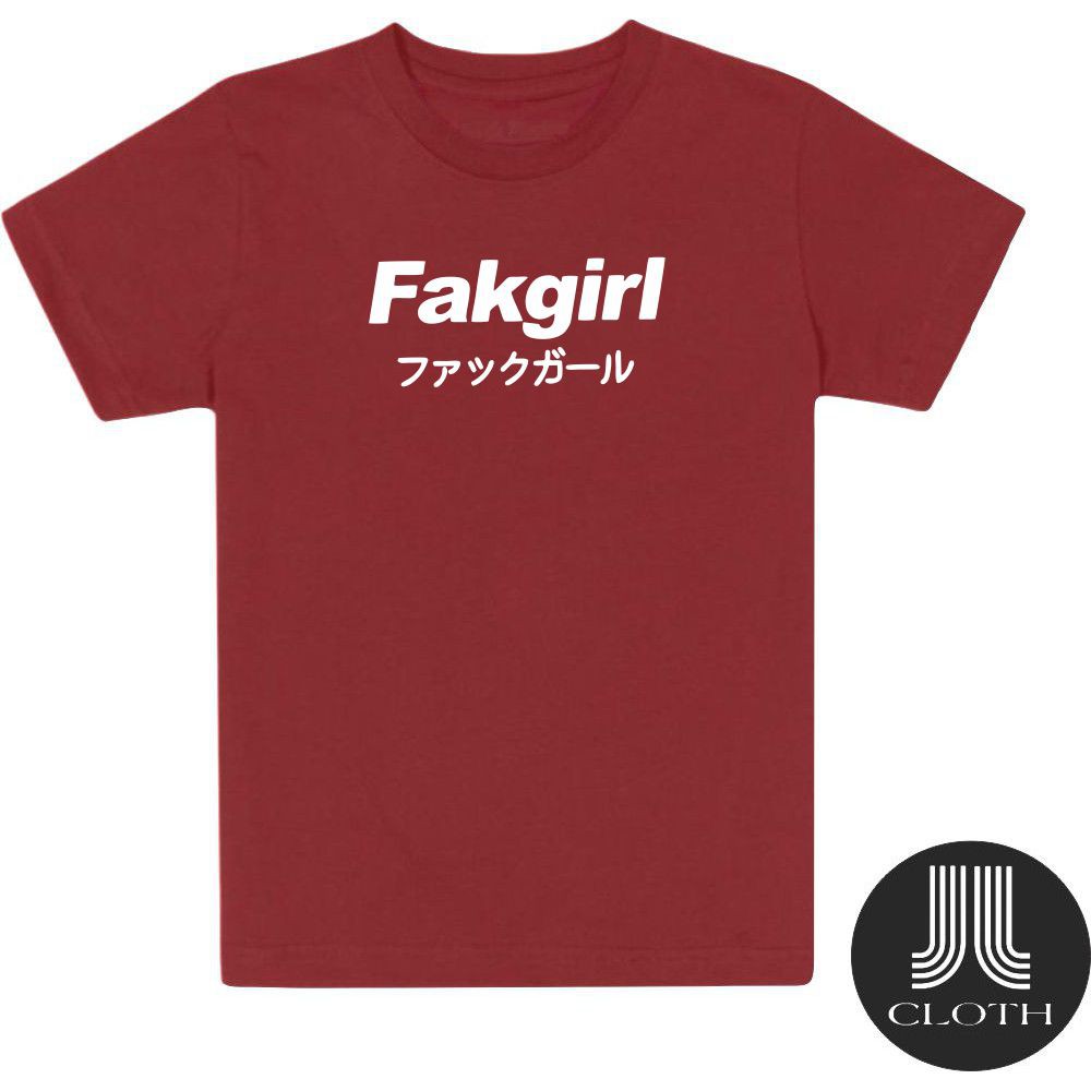 TSHIRT BAJU KAOS DISTRO PRIA WANITA FAKGIRL JAPANES STYLE COMBED 30S