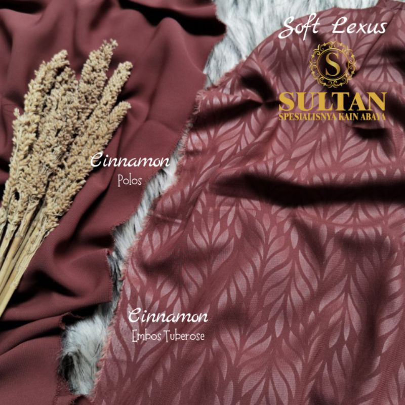 50CM EMBOS TUBEROSE SOFT LEXUS CINNAMON KAIN SULTAN