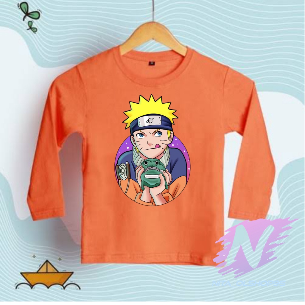 KAOS ANAK LENGAN PANJANG NARUTO KECIL AMINE ANAK