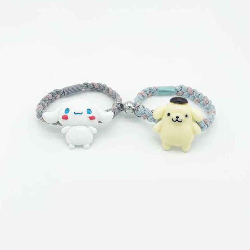 Gelang Magnet Cartoon Couple Bracelet Persahabatan / Gelang Couple Cartoon-FS-52 #1 Cinnamon