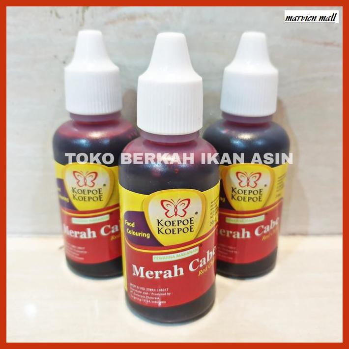 

buku-masakan- koepoe koepoe perwarna makanan merah cabe 30ml / food color kupu kupu -jadi-ibu-kuys.