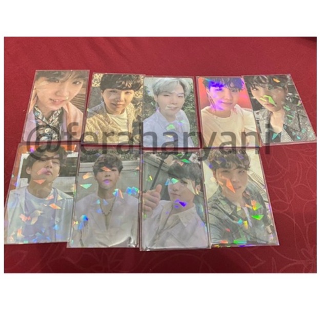 PHOTOCARD BTS OFFICIAL 100%, BUTTER PEACH & CREAM, PHOTOCARD LD PWS BUTTER