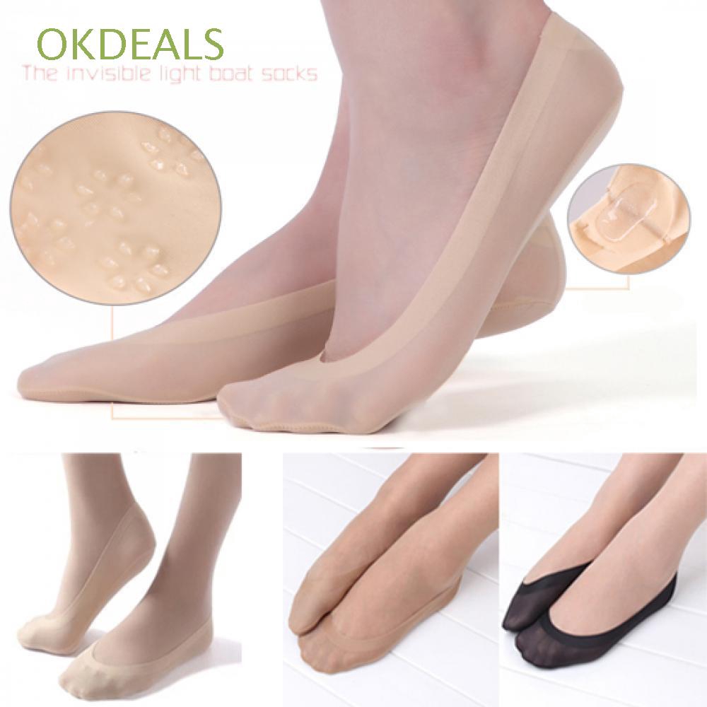 Aksesoris Fashion Kaos  Kaki  Pendek  Invisible Motif Renda 