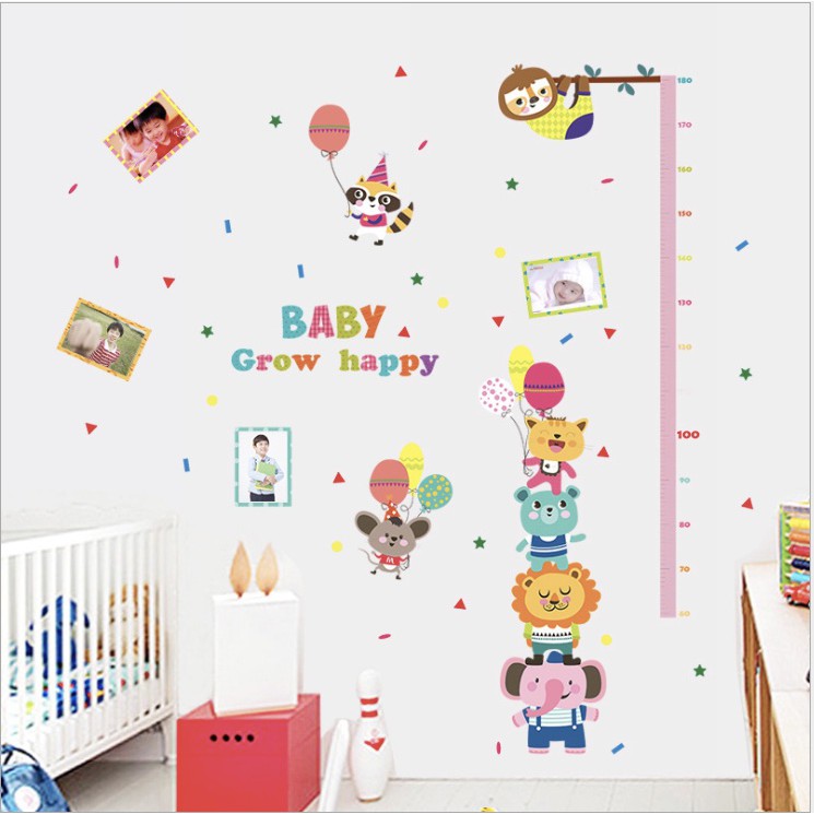 Sticker Dinding ukur tinggi Badan Wall sticker ST020