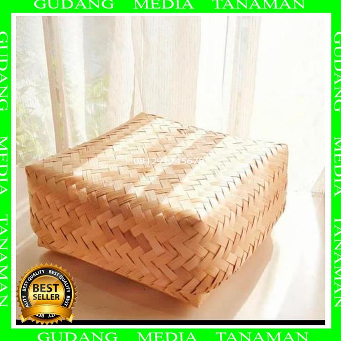 

READY COD Besek bambu daging qurban satu set ukuran 20cm bM HARGA TERBAIK