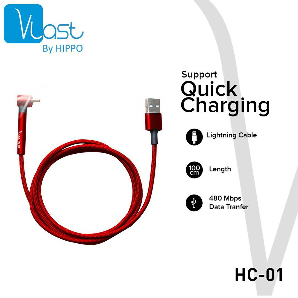 Kabel Data Hippo Vlast HC01 HC-01 HC 01 Micro USB 100 Cm Original Hipo Ori Phone Stand Holder