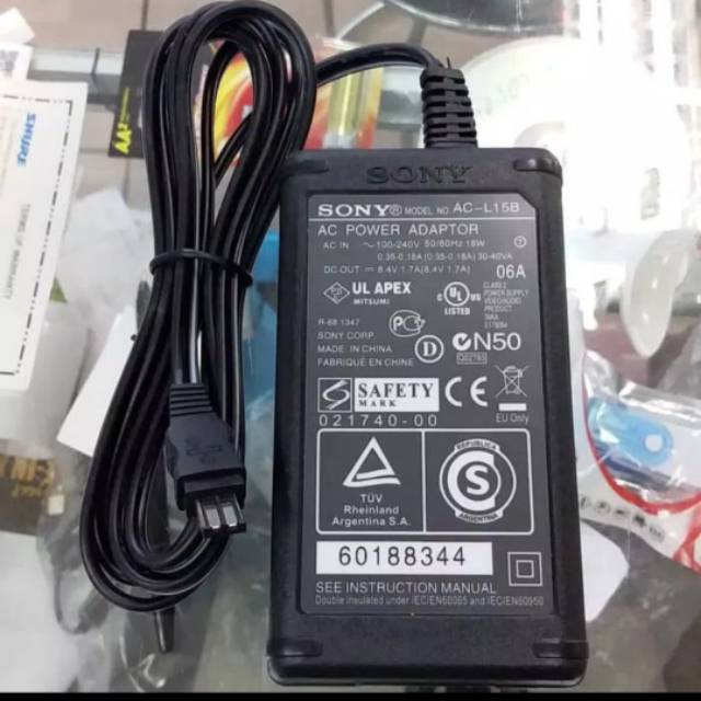 charger handycam sony sd1000 mc1500 mc2500 charger handycam sony ac-L15B
