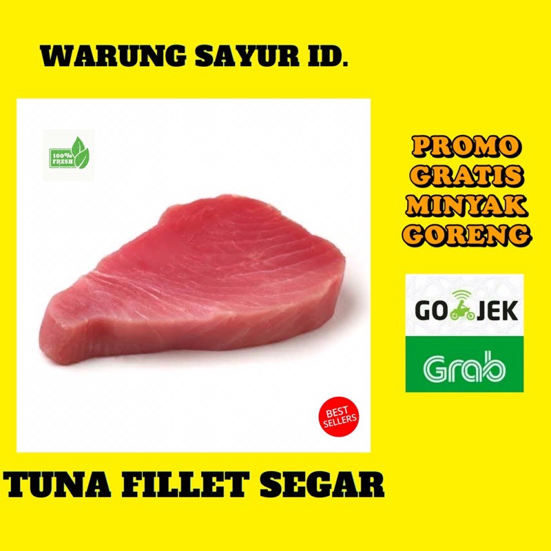 

IKAN TUNA FILLET SEGAR 500 GRAM / BUKAN FROZEN