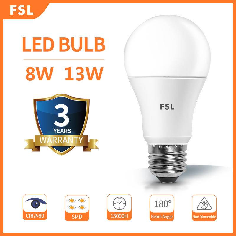 FSL Pencahayaan 360 Derajat Cahaya E27 Bulb Lamp Non-Dimmable 3W 5W