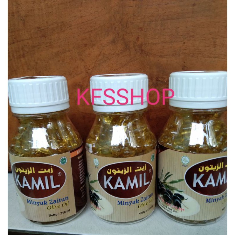 KAPSUL MINYAK ZAITUN KAMIL 210 kapsul